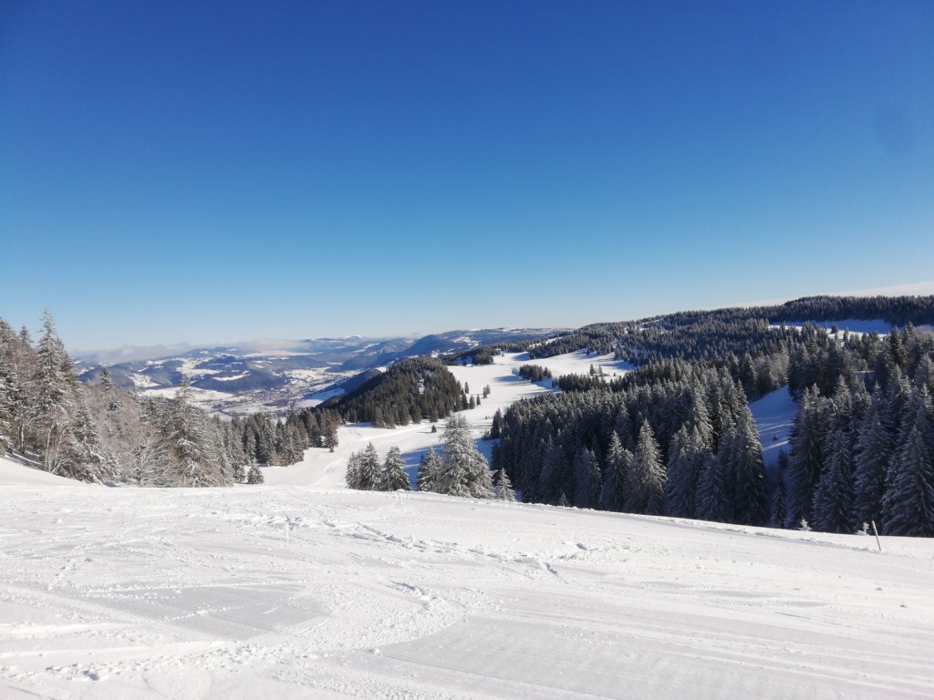 Paysage du haut des pistes de la Robella